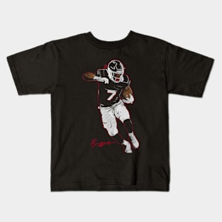 Bijan Robinson Superstar Pose Kids T-Shirt